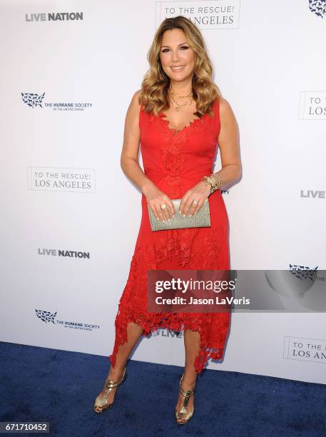 Daisy Fuentes attends Humane Society of The United States' annual To The Rescue! Los Angeles benefit at Paramount Studios on April 22, 2017 in...