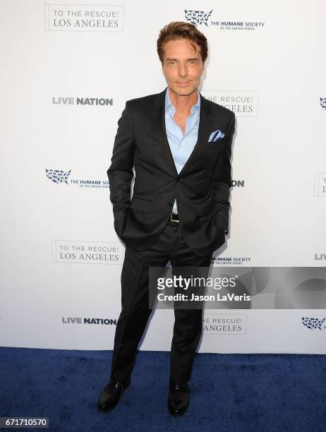 Singer Richard Marx attends Humane Society of The United States' annual To The Rescue! Los Angeles benefit at Paramount Studios on April 22, 2017 in...