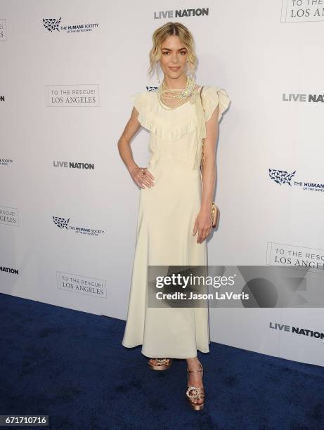 Actress Jaime King attends Humane Society of The United States' annual To The Rescue! Los Angeles benefit at Paramount Studios on April 22, 2017 in...