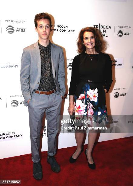 Gideon Babe Ruth Howard and Debra Winger attend the 2017 Tribeca Film Festival - "The Lovers" at BMCC Tribeca PAC on April 22, 2017 in New York City.