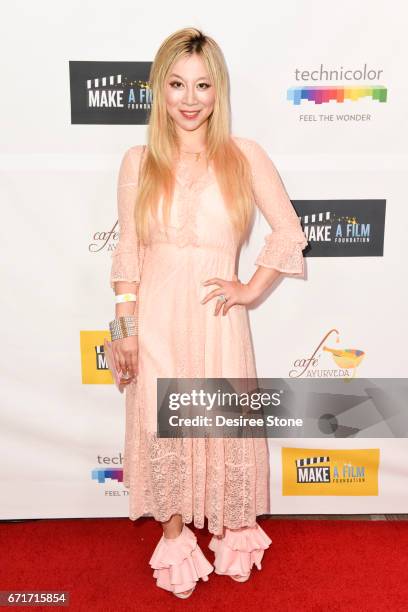 Alice Aoki attends the Premiere of "The Black Ghiandola" hosted by Make A Film Foundation at Samuel Goldwyn Theater on April 22, 2017 in Beverly...