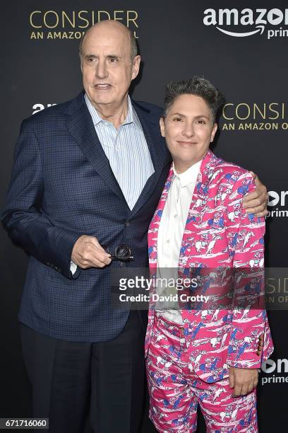 Jeffrey Tambor and Jill Soloway attend the Amazon Prime Video's Emmy FYC Event And Screening For "Transparent" - Arrivals on April 22, 2017 in...