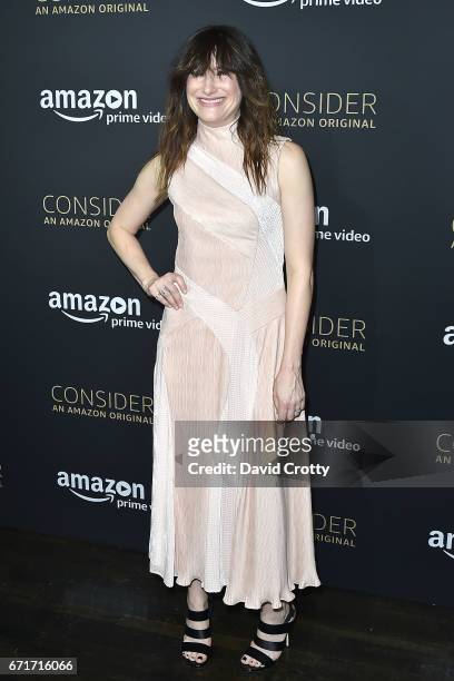 Kathryn Hahn attends Amazon Prime Video's Emmy FYC Event And Screening For "Transparent" - Arrivals on April 22, 2017 in Hollywood, California.