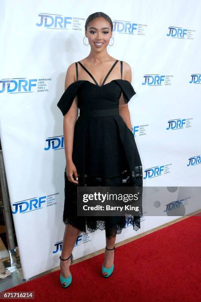 Bella Harris attends JDRF LA Chapter's Imagine Gala at The Beverly Hilton Hotel on April 22, 2017 in Beverly Hills, California.