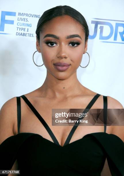 Bella Harris attends JDRF LA Chapter's Imagine Gala at The Beverly Hilton Hotel on April 22, 2017 in Beverly Hills, California.