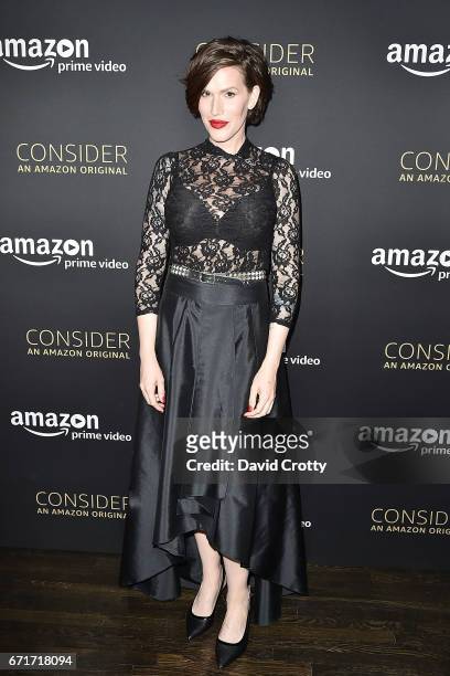Our Lady J attends Amazon Prime Video's Emmy FYC Event And Screening For "Transparent" - Arrivals on April 22, 2017 in Hollywood, California.