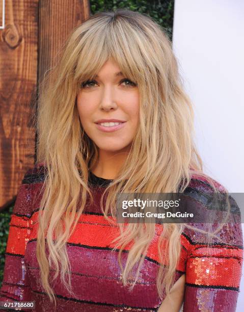 Singer Rachel Platten arrives at the Humane Society Of The United States' Annual To The Rescue! Los Angeles Benefit at Paramount Studios on April 22,...