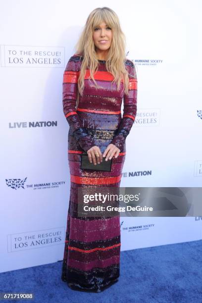 Actress Rachel Platten arrives at the Humane Society Of The United States' Annual To The Rescue! Los Angeles Benefit at Paramount Studios on April...