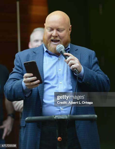 Co-Founder Rick White opens the Silicon Valley Comic Con 2017 held at San Jose Convention Center on April 22, 2017 in San Jose, California.