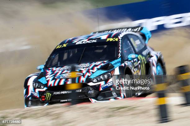 Ken BLOCK in Ford Focus RS of Hoonigan Racing Division in action during the World RX of Portugal 2017, at Montalegre International Circuit in...