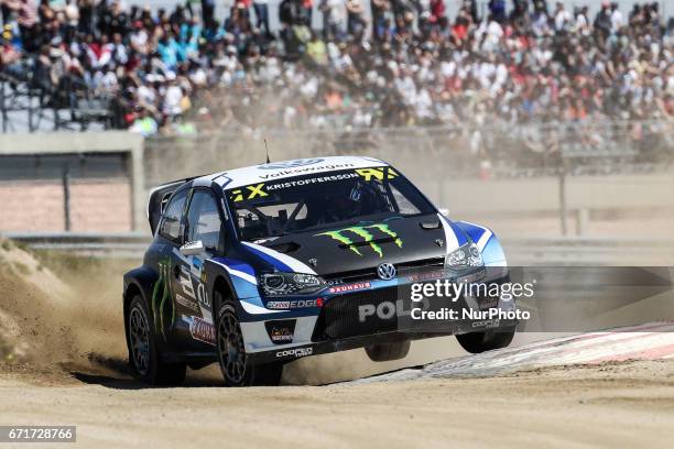 Johan KRISTOFFERSSON in Volkswagen Polo GTI of PSRX Volkswagen Sweden in action during the World RX of Portugal 2017, at Montalegre International...