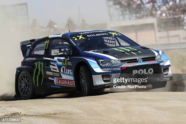 Petter SOLBERG in Volkswagen Polo GTI of PSRX Volkswagen Sweden in action during the World RX of Portugal 2017, at Montalegre International Circuit...