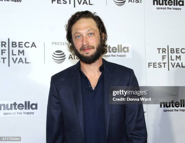 Ebon Moss-Bachrach attends Tribeca Shorts: "Tokyo Project" premiere at Regal Battery Park Cinemas on April 22, 2017 in New York City.