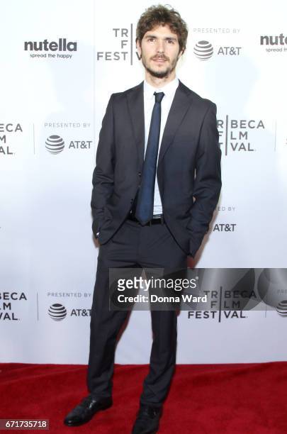 Carlo Calderone attends the "Viola, Franca" premiere at Regal Battery Park Cinemas on April 22, 2017 in New York City.