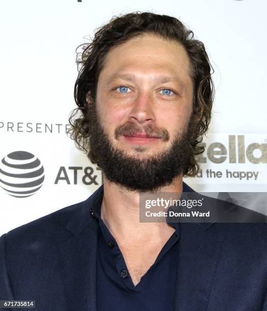 Ebon Moss-Bachrach attends Tribeca Shorts: "Tokyo Project" premiere at Regal Battery Park Cinemas on April 22, 2017 in New York City.