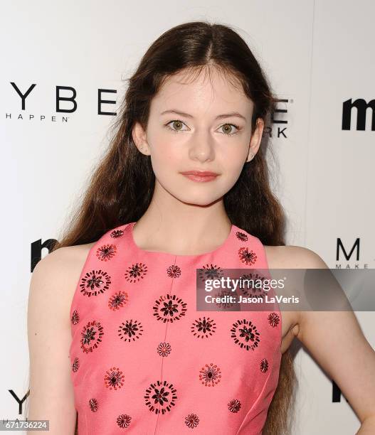 Mackenzie Foy attends Marie Claire's Fresh Faces event at Doheny Room on April 21, 2017 in West Hollywood, California.