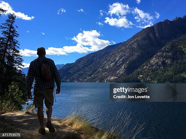 last week of summer - lake chelan stock pictures, royalty-free photos & images