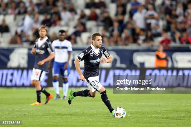 Valentin Vada of Bordeaux during the Ligue 1 match between at Nouveau Stade de Bordeaux on April 22, 2017 in Bordeaux, France.