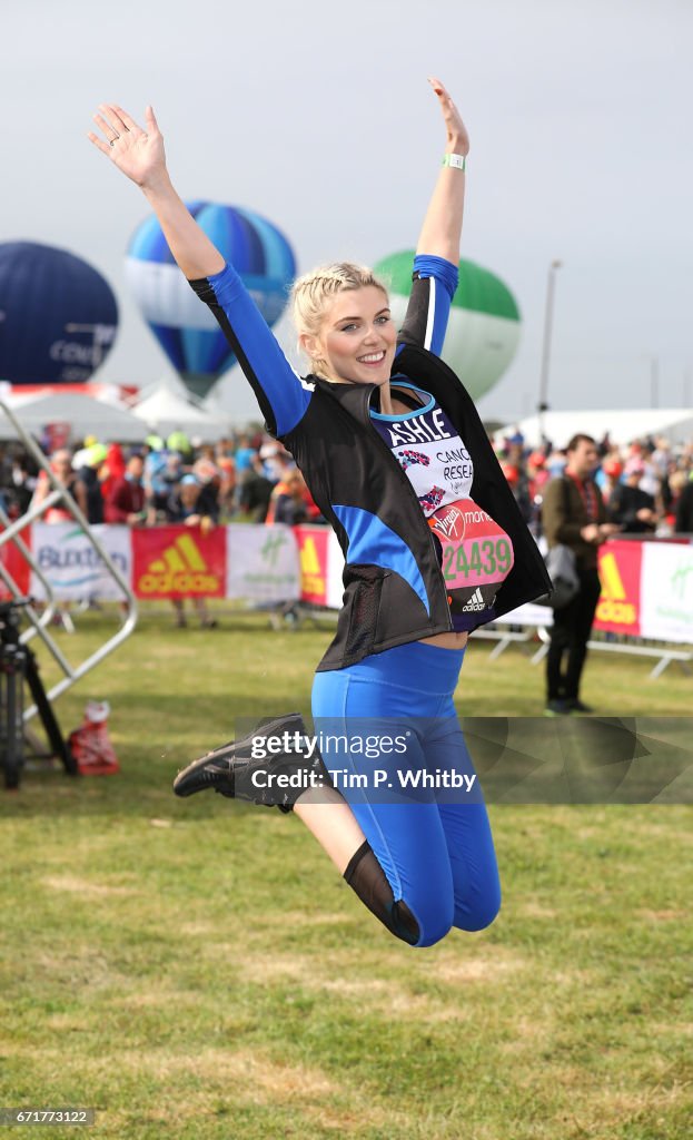 Celebrities Participate In The Virgin London Marathon