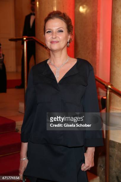 Katharina Boehm during the ROMY award at Hofburg Vienna on April 22, 2017 in Vienna, Austria.