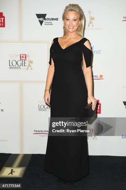 Jane Bunn arrives at the 59th Annual Logie Awards at Crown Palladium on April 23, 2017 in Melbourne, Australia.