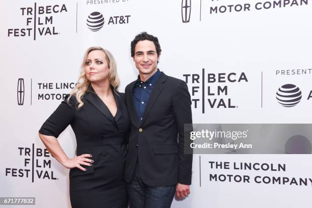 Sandy Chronopoulos and Zac Posen attend "House of Z" Premiere - 2017 Tribeca Film Festival at SVA Theatre 1 on April 22, 2017 in New York City.