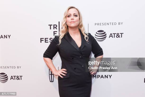 Sandy Chronopoulos attends "House of Z" Premiere - 2017 Tribeca Film Festival at SVA Theatre 1 on April 22, 2017 in New York City.