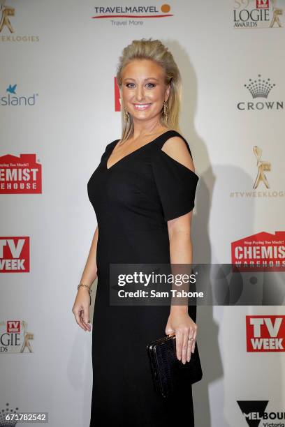 Jane Bunn arrives at the 59th Annual Logie Awards at Crown Palladium on April 23, 2017 in Melbourne, Australia.