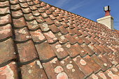 Pantile roof, Jersey, U.K.