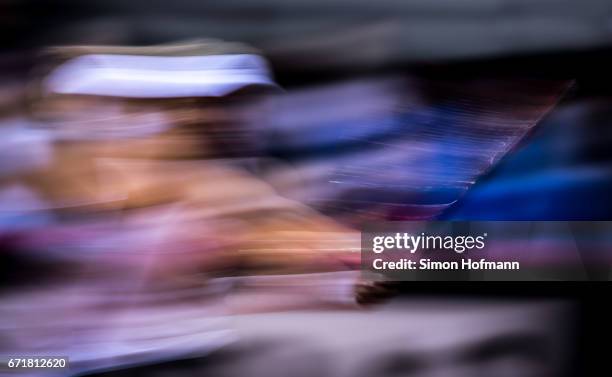 General view as Angelique Kerber of Germany returns the ball during the FedCup World Group Play-Off match between Germany and Ukraine at Porsche...