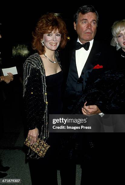Robert Wagner and Jill St. John attend the Annual Costume Institute Exhibition Gala "Dinner with D.V." honoring Diana Vreeland at the Metropolitan...