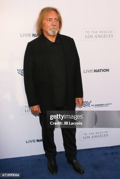 Geezer Butler attends the Humane Society of The United States' Annual To The Rescue! Los Angeles Benefit on April 22, 2017 in Hollywood, California.