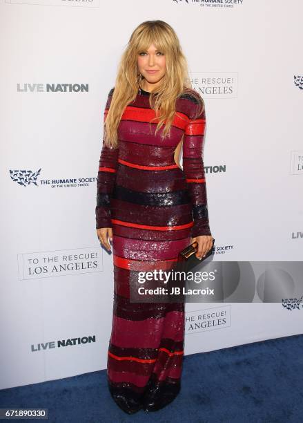 Rachel Platten attends the Humane Society of The United States' Annual To The Rescue! Los Angeles Benefit on April 22, 2017 in Hollywood, California.