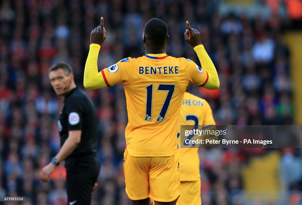 Liverpool v Crystal Palace - Premier League - Anfield