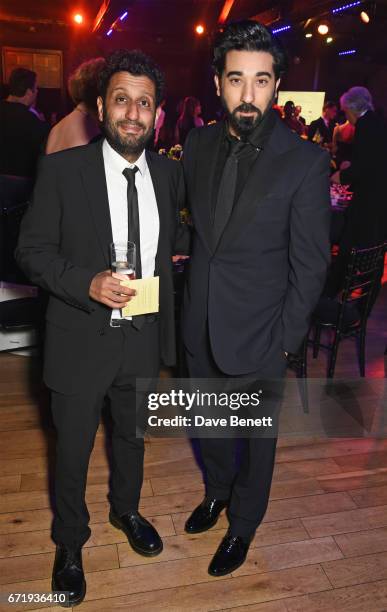 Adeel Akhtar and Ray Panthaki attend the British Academy Television Craft Awards at The Brewery on April 23, 2017 in London, United Kingdom.