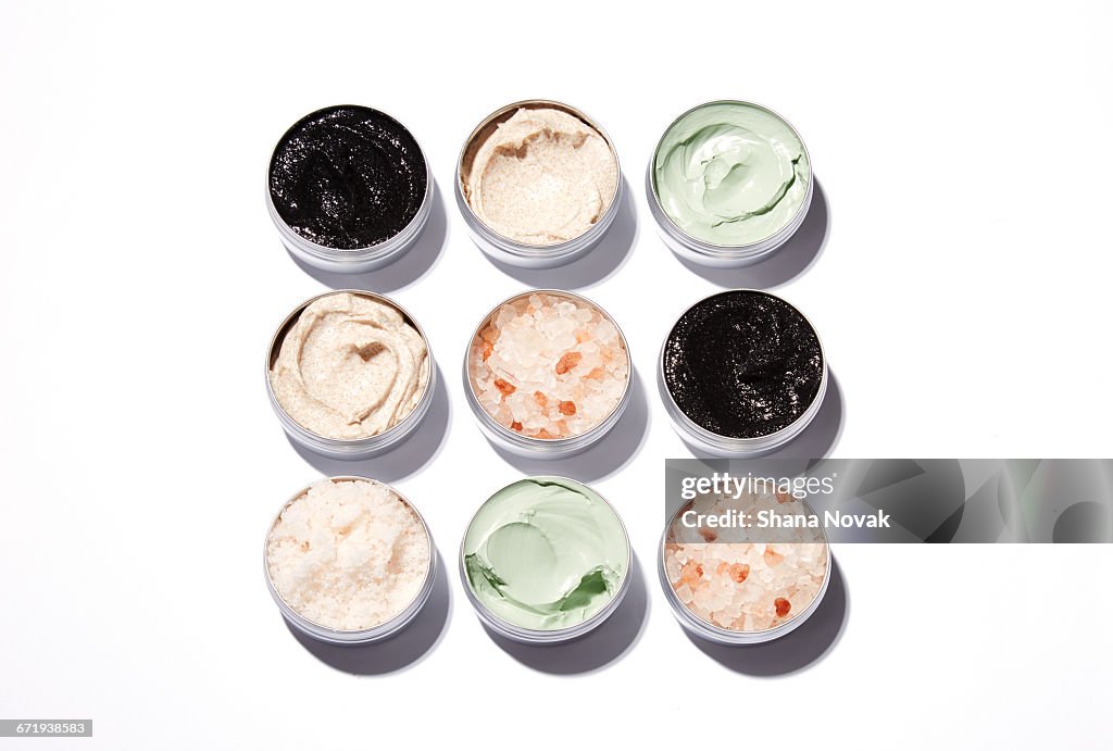 Clay Masks and Salt Treatments on a Grid