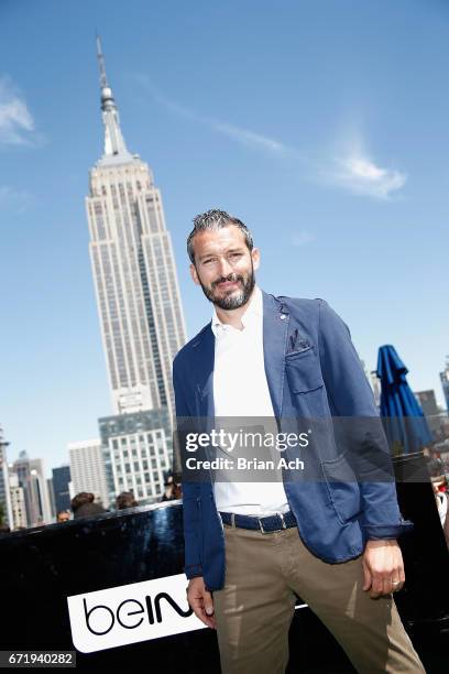 Retired soccer player Gianluca Zambrotta attends a roofop viewing party of El Clasico - Real Madrid CF vs FC Barcelona hosted by LaLiga at 230 Fifth...