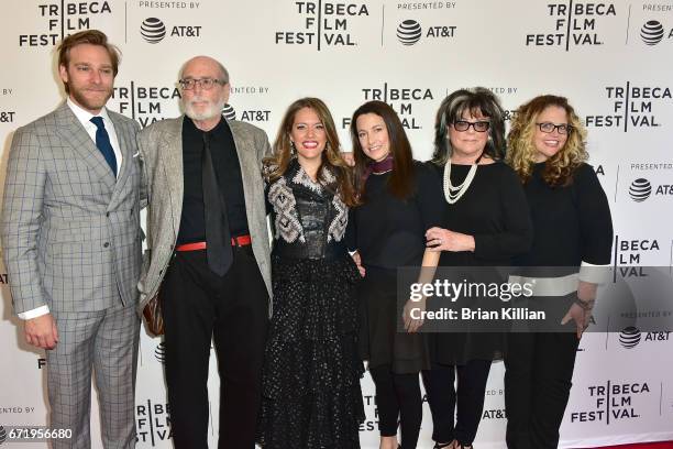 Adam Haggiag, Anthony Loder, Alexander Dean, Lodi Loder, Denise Loder DeLuca, and Wendy Colton attend the 2017 Tribeca Film Festival - "Bombshell:...