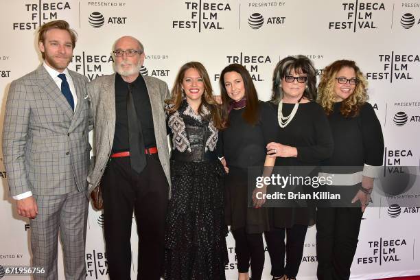 Adam Haggiag, Anthony Loder, Alexander Dean, Lodi Loder, Denise Loder DeLuca, and Wendy Colton attend the 2017 Tribeca Film Festival - "Bombshell:...