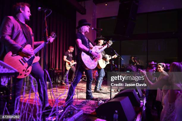 Recording Artists Big Kenny and John Rich of Big & Rich perform during a private concert for Pediatric Cancer research on April 22, 2017 in...