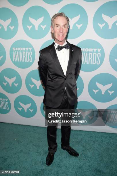 Bill Nye attends The 9th Annual Shorty Awards at PlayStation Theater on April 23, 2017 in New York City.