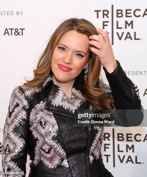 Alexandra Dean attends the "Bombshell: The Hedy Lamarr Story" Premiere at SVA Theatre on April 23, 2017 in New York City.