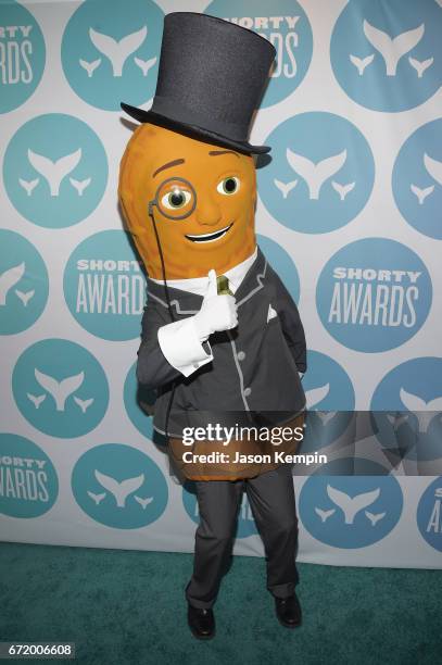 Mr. Peanut attends the 9th Annual Shorty Awards at PlayStation Theater on April 23, 2017 in New York City.