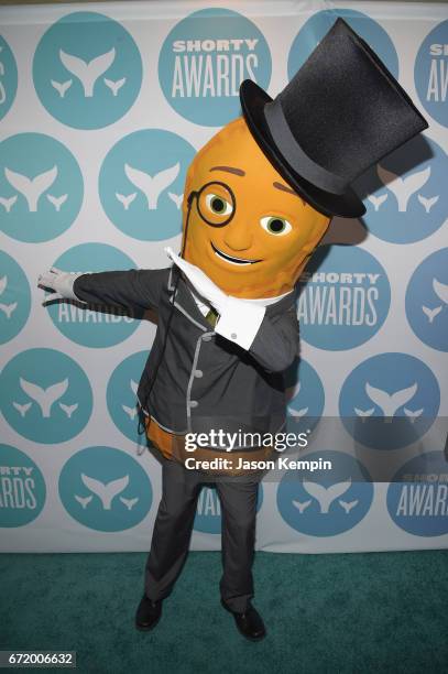 Mr. Peanut attends the 9th Annual Shorty Awards at PlayStation Theater on April 23, 2017 in New York City.