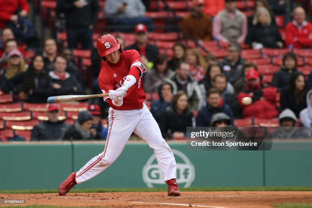 COLLEGE BASEBALL: APR 22 NC State at Boston College