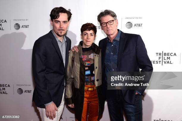 Director Adrian Buitenhuis, executive producer Jaimee Kosanke and director Derik Murray attend the "I Am Heath Ledger" premiere during the 2017...