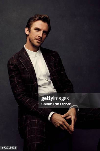 Actor Dan Stevens from 'Permission' pose at the 2017 Tribeca Film Festival portrait studio on April 22, 2017 in New York City.