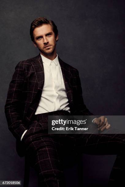 Actor Dan Stevens from 'Permission' pose at the 2017 Tribeca Film Festival portrait studio on April 22, 2017 in New York City.