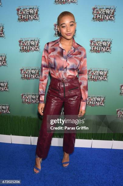 Actress Amandla Stenberg attends "Everything, Everything" Screening and Brunch at W Hotel Atlanta Midtown on April 23, 2017 in Atlanta, Georgia.