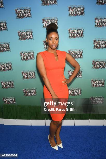 Singer/actress D. Woods attends "Everything, Everything" Screening and Brunch at W Hotel Atlanta Midtown on April 23, 2017 in Atlanta, Georgia.